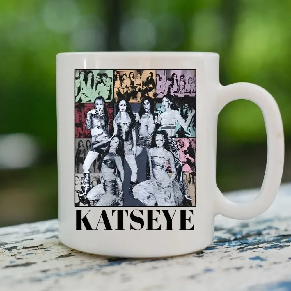 Katseye Music Group 15 oz Coffee Mug Pop Beautiful Chaos Katseye 1 - Picture 1 of 2
